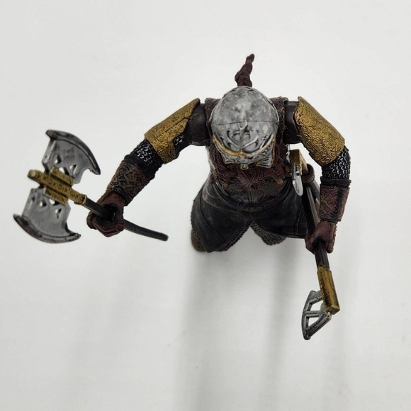 Vintage Toy Biz Lord Of The Rings 2002 NLP Marvel GIMLI LOTR 4.75" Action Figure - Picture 2 of 6